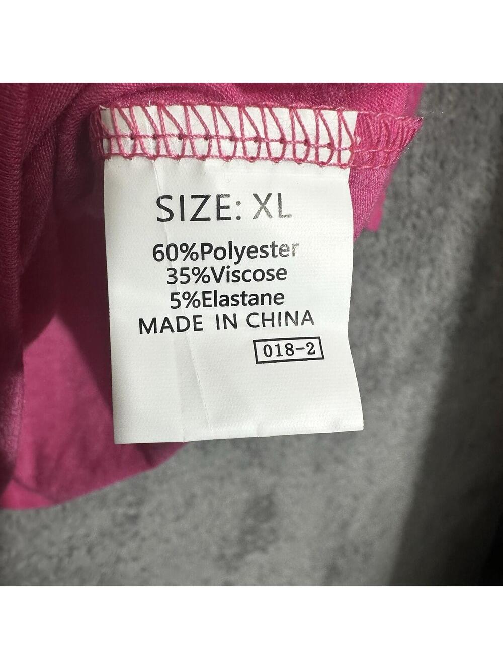 NWT Dokotoo Size XL Pink Color 3/4 Dolman Sleeve Knit Blouse - Picture 6 of 12